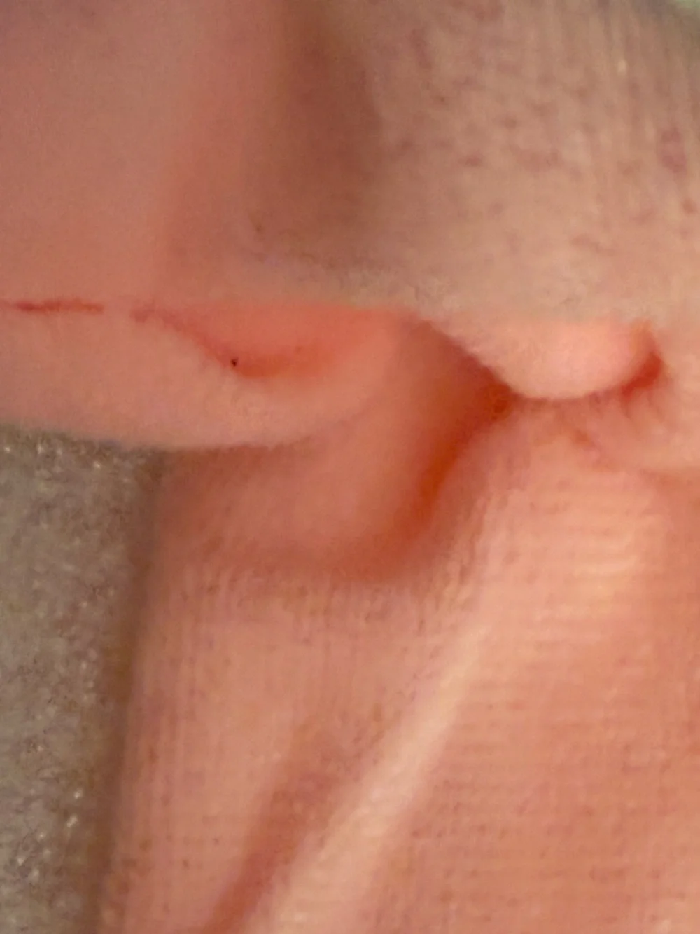 Cute Pink & White Cat Ear Spa Headband – Soft & Fuzzy!
